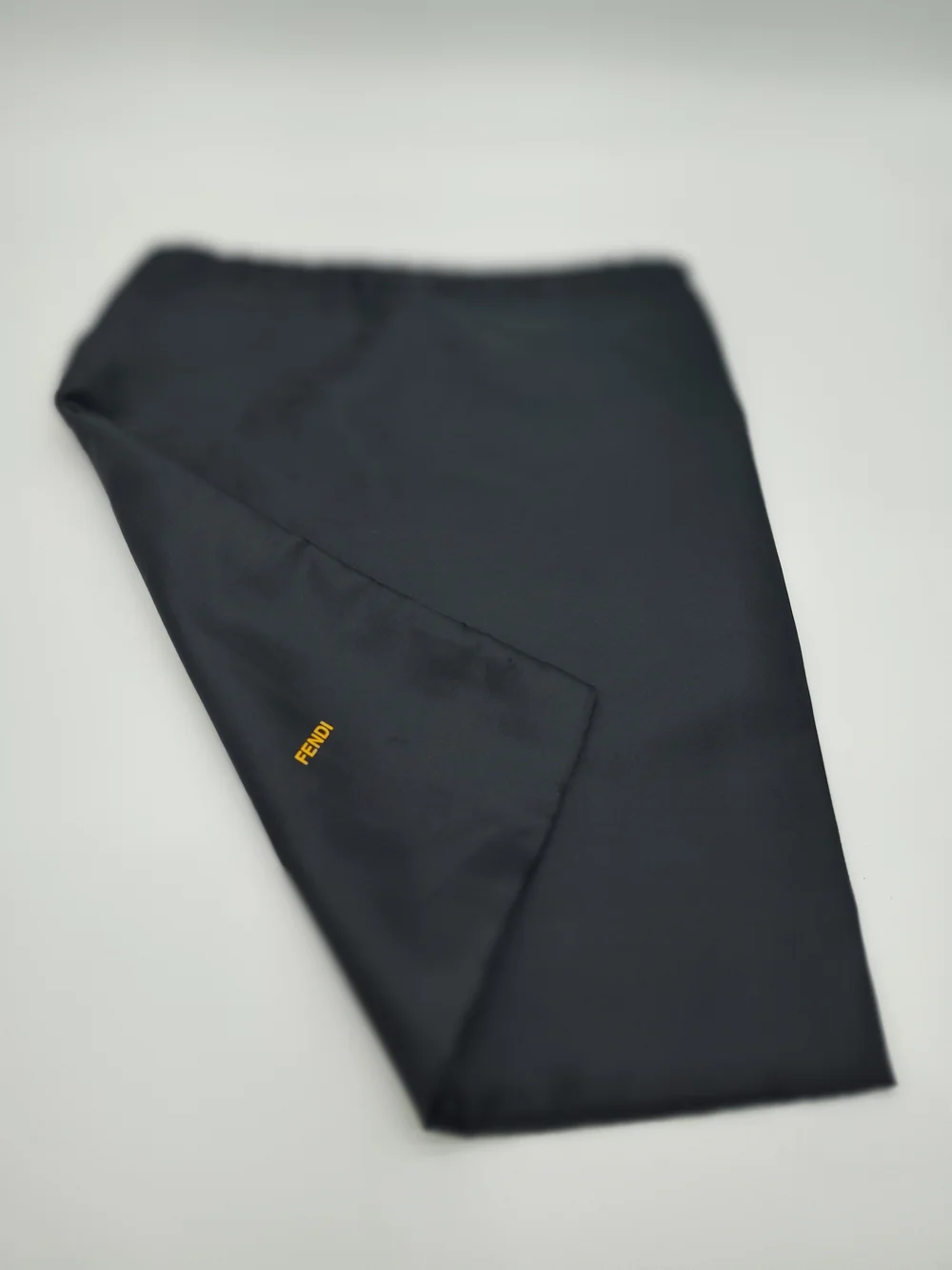 FENDI Black Dust Bag XL Drawstring Storage Pouch Italy 14x14.5 Luxe EUC